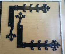 2 x Beschläge antik Hand