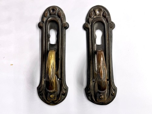 Paar jugendstil möbelgriffe - paar,