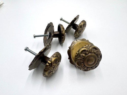 4er set möbelknöpfe messing - 4er,