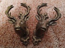 Antik Aufsatz/Beschlag Hirsch