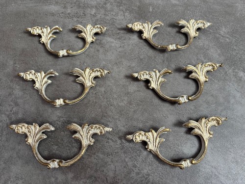Vintage möbelgriff messing - möbelgriff,