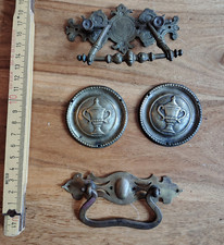 4x messing möbelbeschlag um