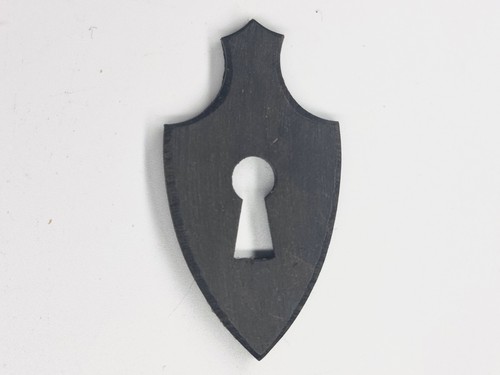 Schlüsselschild holz schwarz - schlüsselschild,